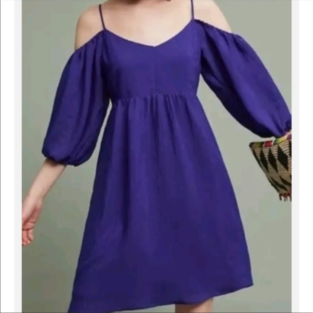 Moulinette Soeurs Carina cold shoulder dress